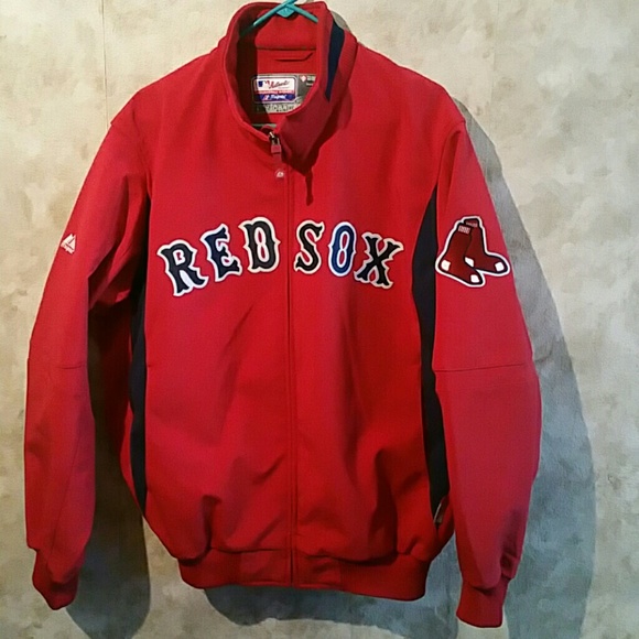 majestic red sox jacket